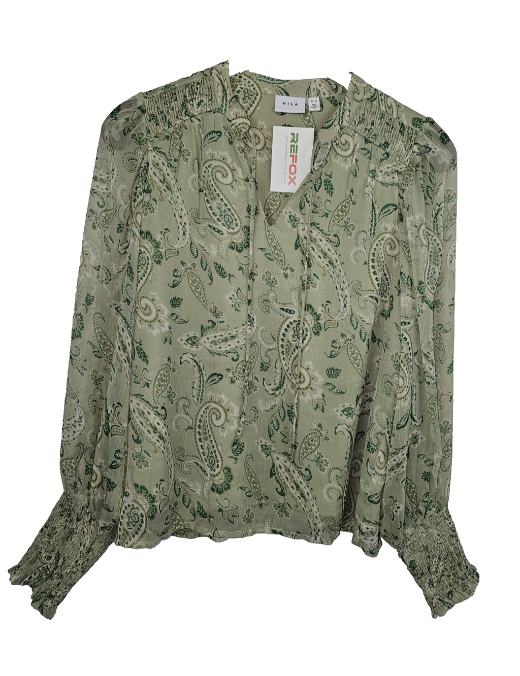 EK6928 Damen Bluse von Vila, Grün, Gr. 380