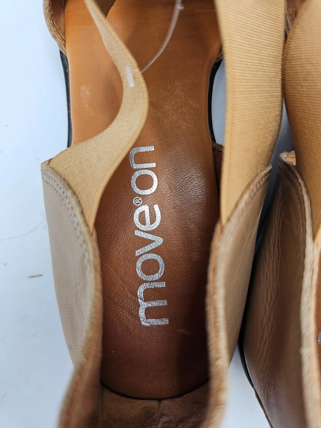 ES0330 Damen Sandale/ Halbschuh von Move on, beige, Gr.37,5 (5)5
