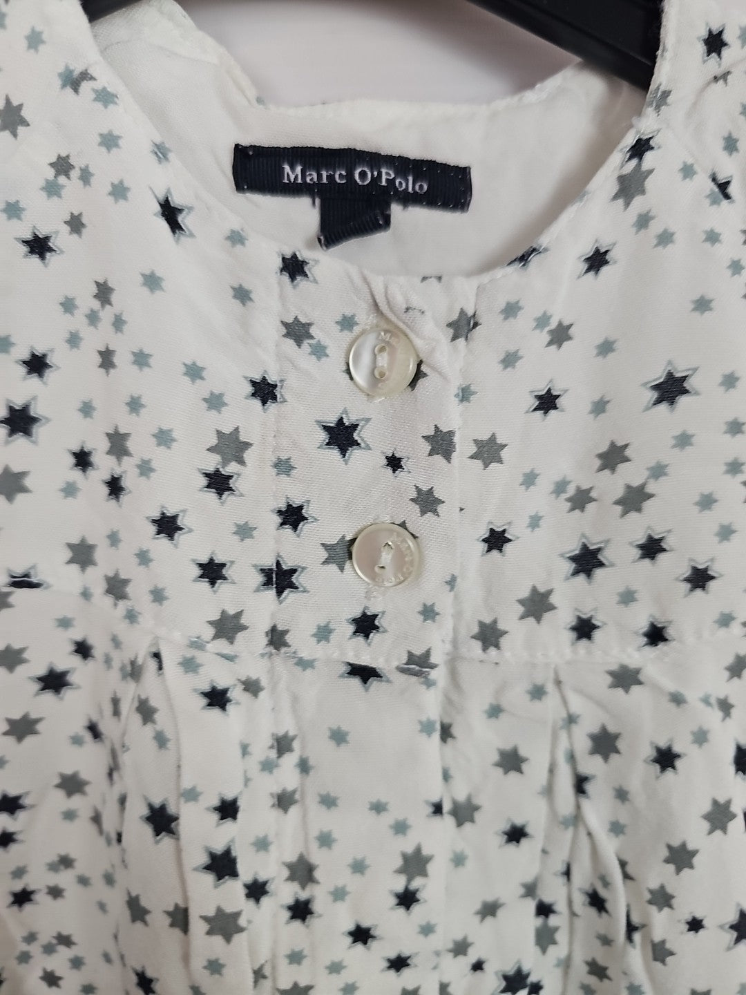 EK8297 Baby Tshirt Marco PoloWeiß Mit Sternen Gr.622