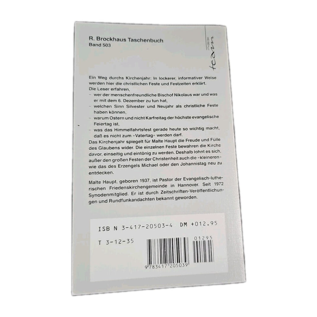 EB4478 Was wir heute feiern: Ursprung und Sinn der christlichen Feste1