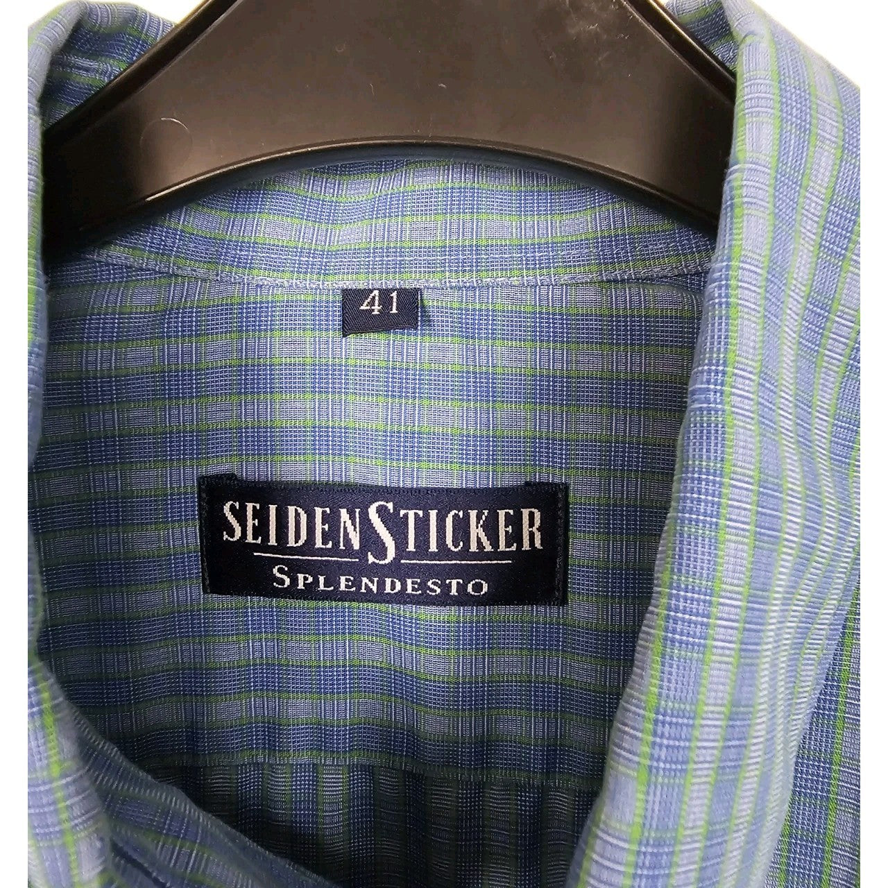 EK10569 Herren Hemd von Seiden Sticker, Blau, Gr. L2