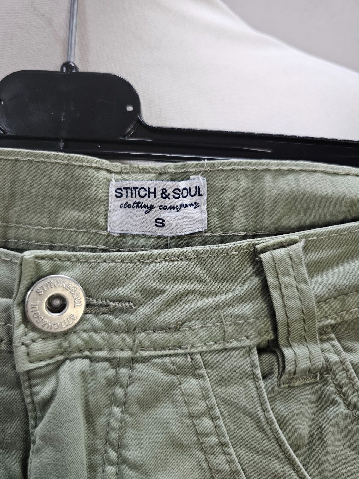 EK6237 Damen Shorts von Stitch&Soul, grün, Gr.S2