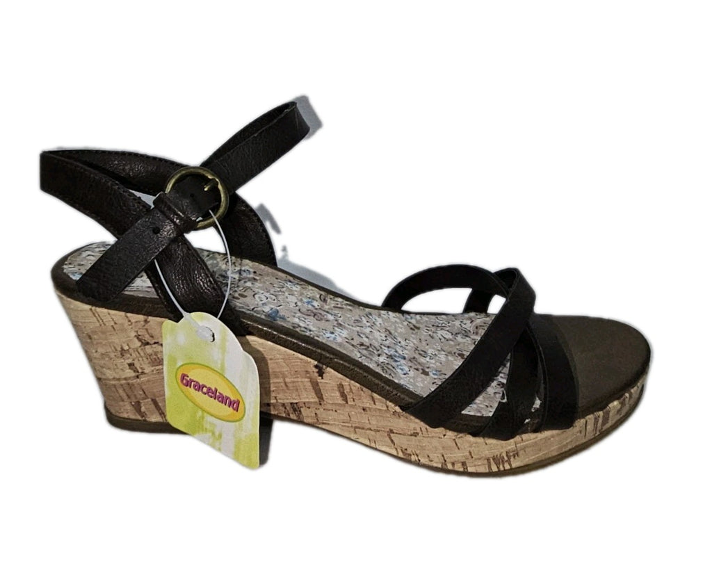 ES855 Damen Sandale von Graceland, braun, Gr.374