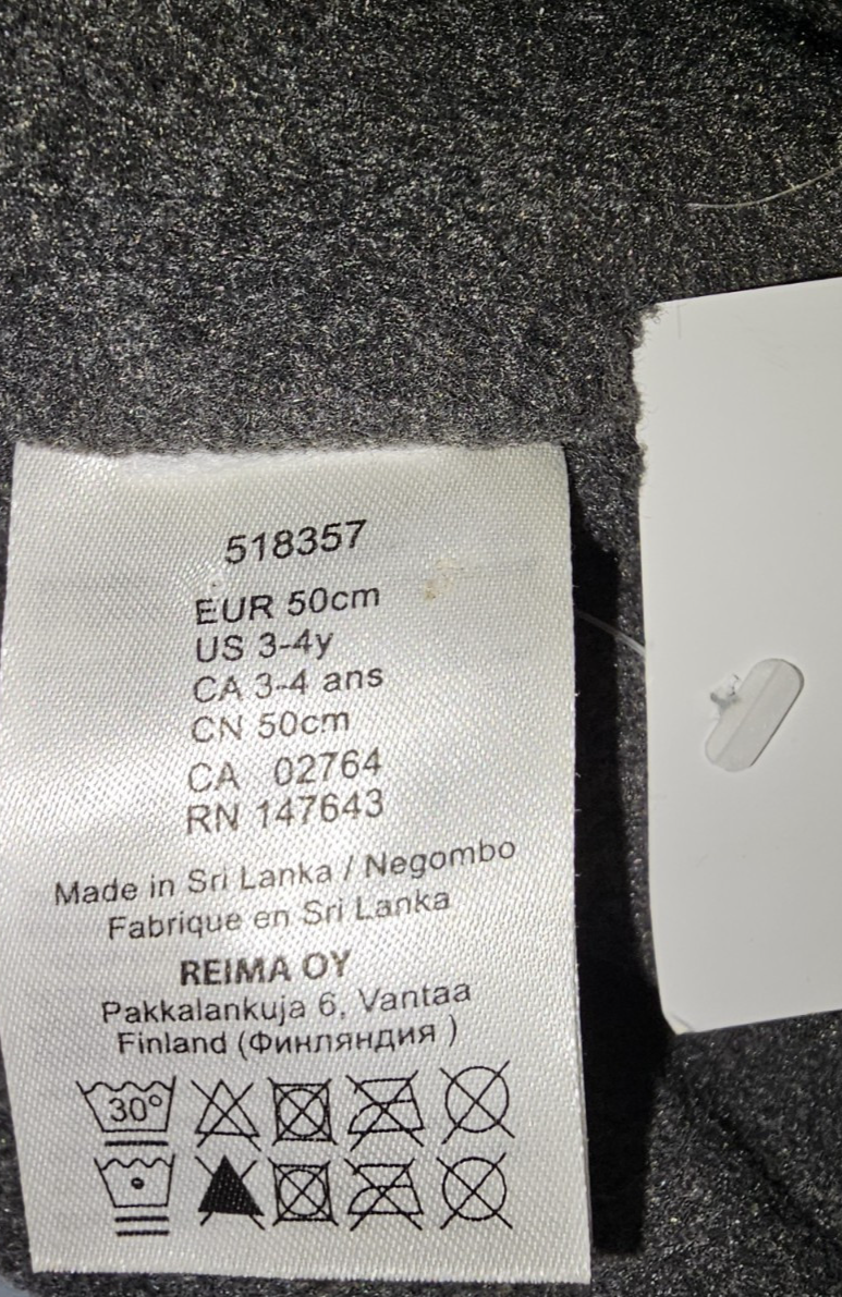 EK7273 Baby Mütze von Reima, grau, Gr.3-4 Jahre (50cm)4