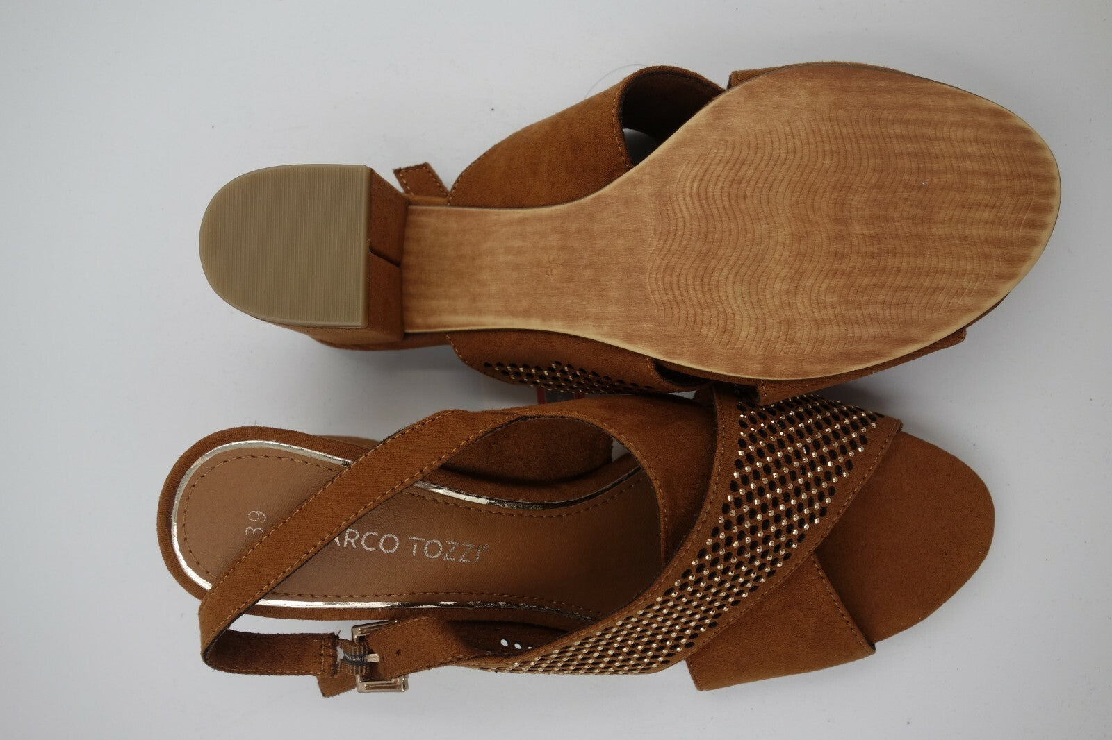 ES0290 Damen Sandalen, braun von Marco Tozzi, 396
