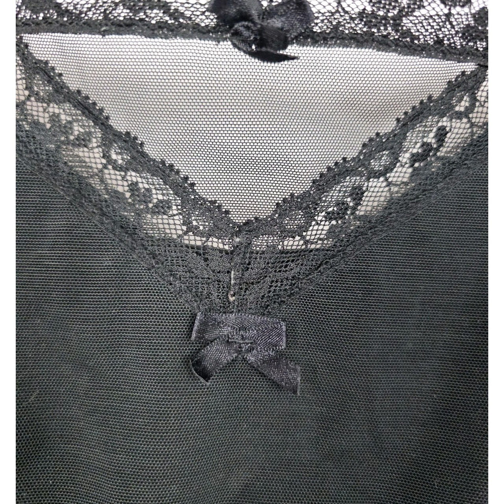 EK10555 Damen Top, Schwarz, Gr. XS1
