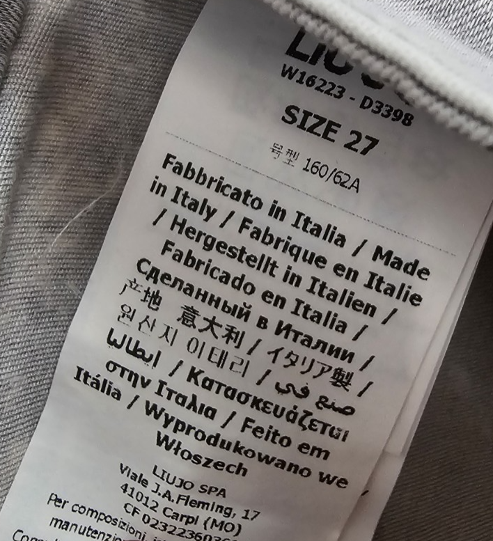 EK8556 Damen Jeans von Liu-jo, Grau, Gr. 274