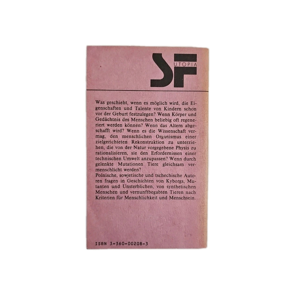EB3991 Die Rekonstruktion Des Menschen Buch1