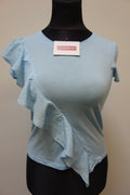 EK0561 Damen T-Shirt von Zara, hellblau, Gr. S0
