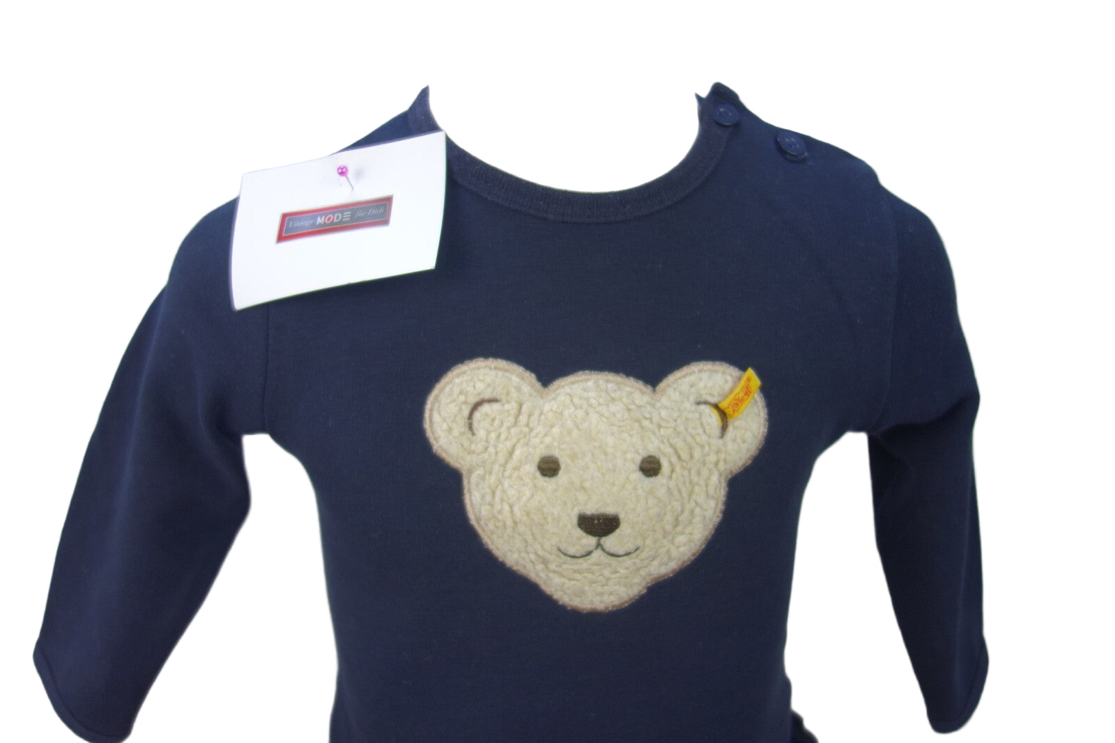 EK4188 Mädchen Pullover von Steiff, blau, Gr.741