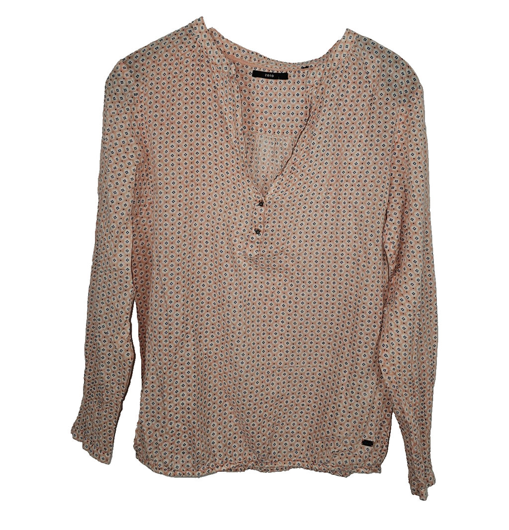EK1846 Damen Bluse von Zero, Lachsfarbend, Gr. 380