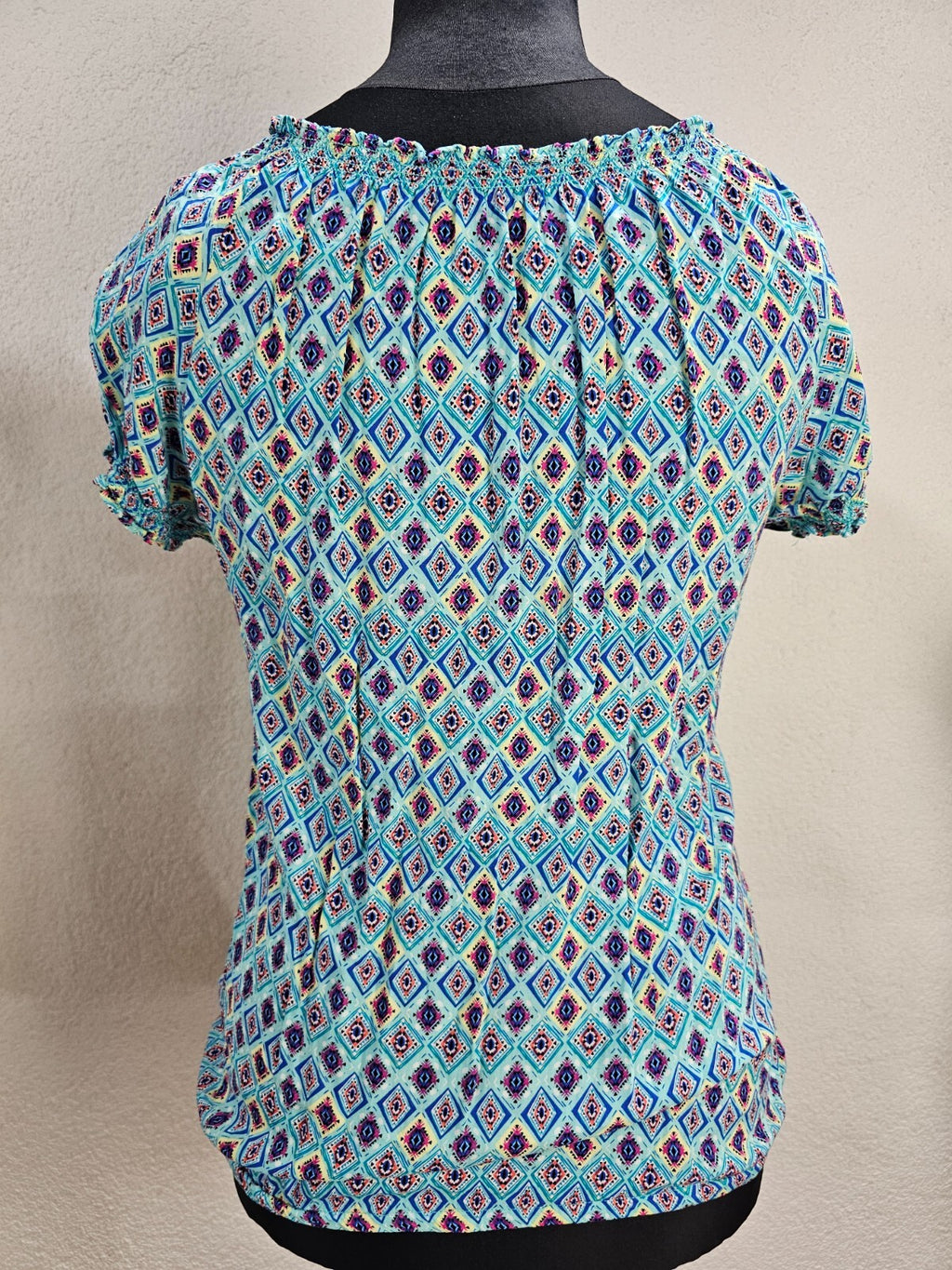 EK6368 Damen Bluse, blau, Gr.L3