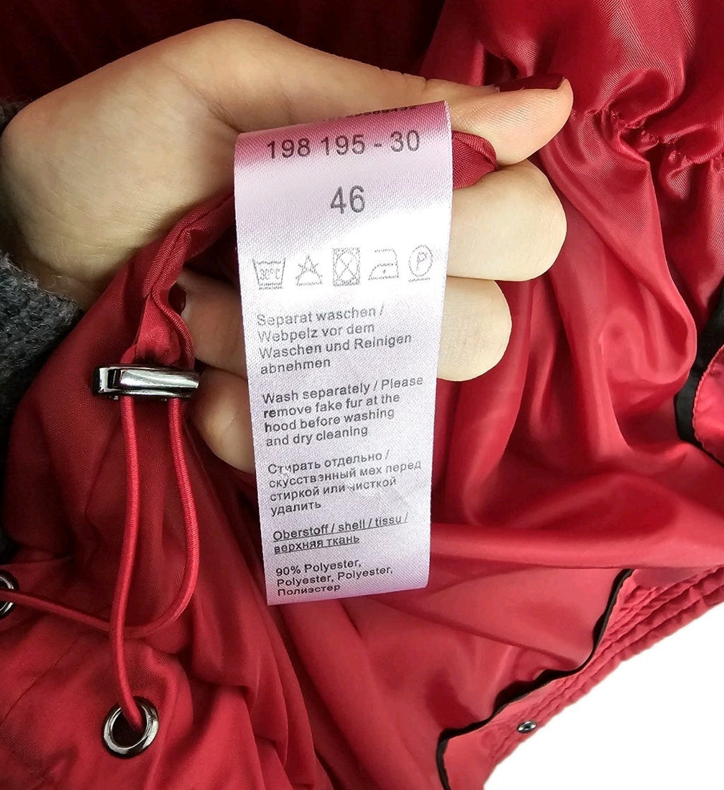 EK10445 Damen Winterjacke von Doris Streich, Rot, Gr. 463
