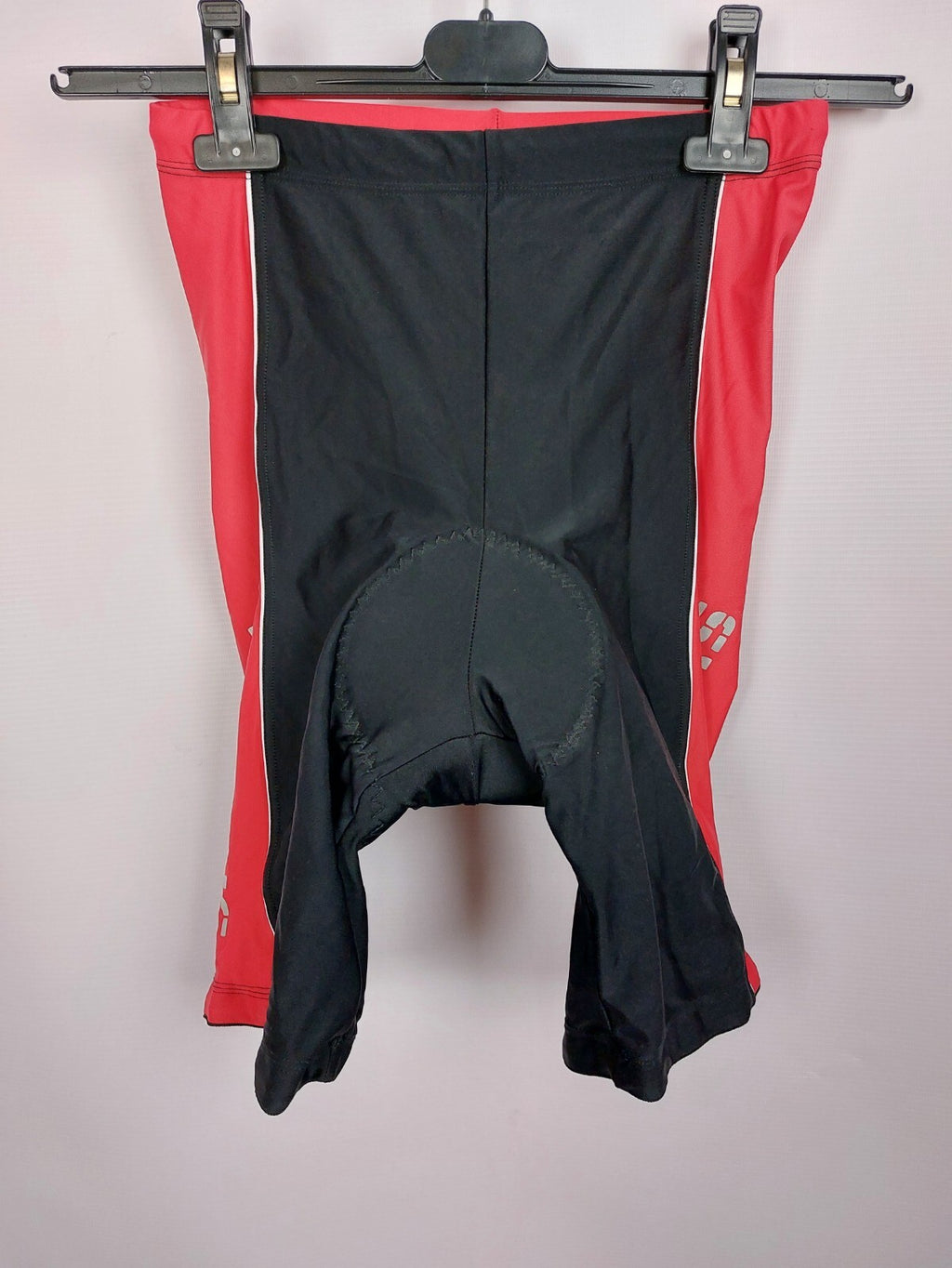 EK0571 Herren Radlerhose von Du Pont, rot-schwarz, Gr.S0