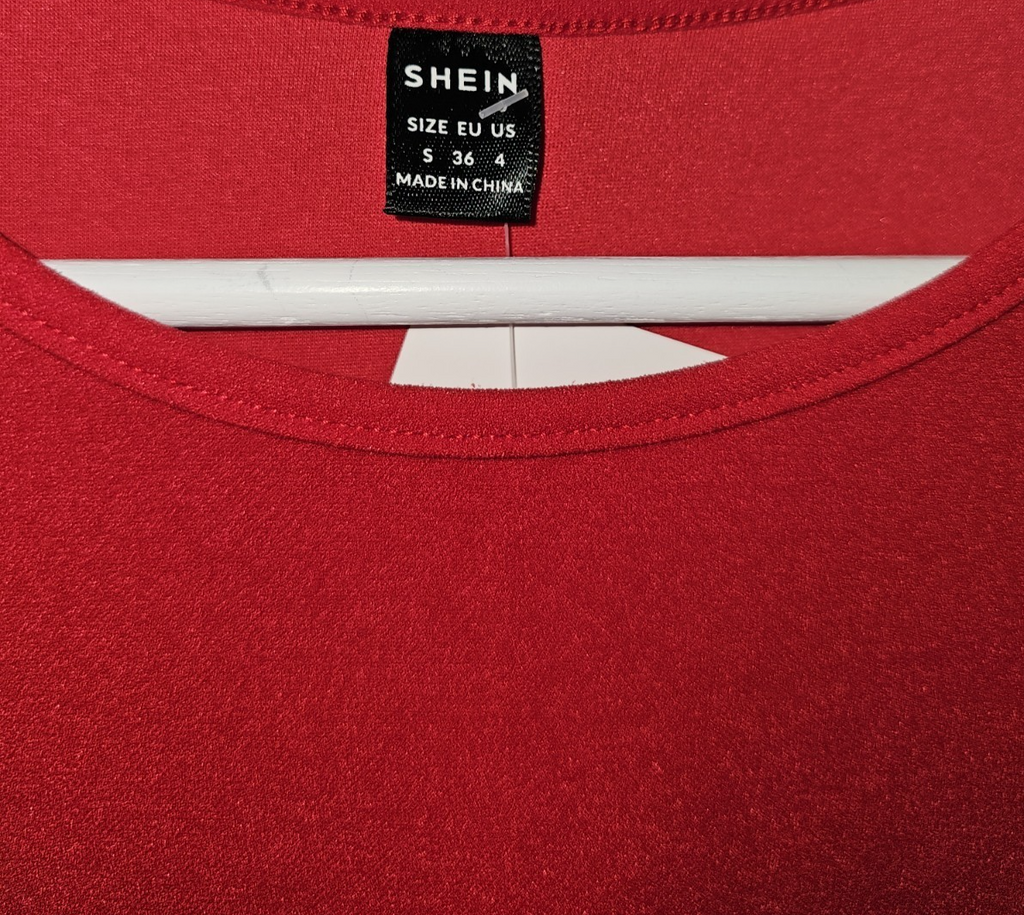 EK7548 Damen Kleid von SheIn, rot, Gr.S2