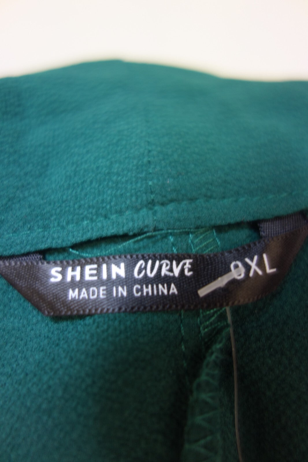 EK3338 Damen Bluse von Shein Curve, grün, Gr. XL5