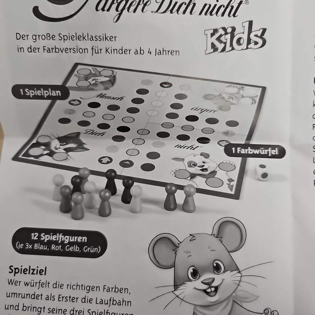 EB3232 Mensch Ärgere Dich Nicht Kids, zwei Spielfiguren Fehlen 3
