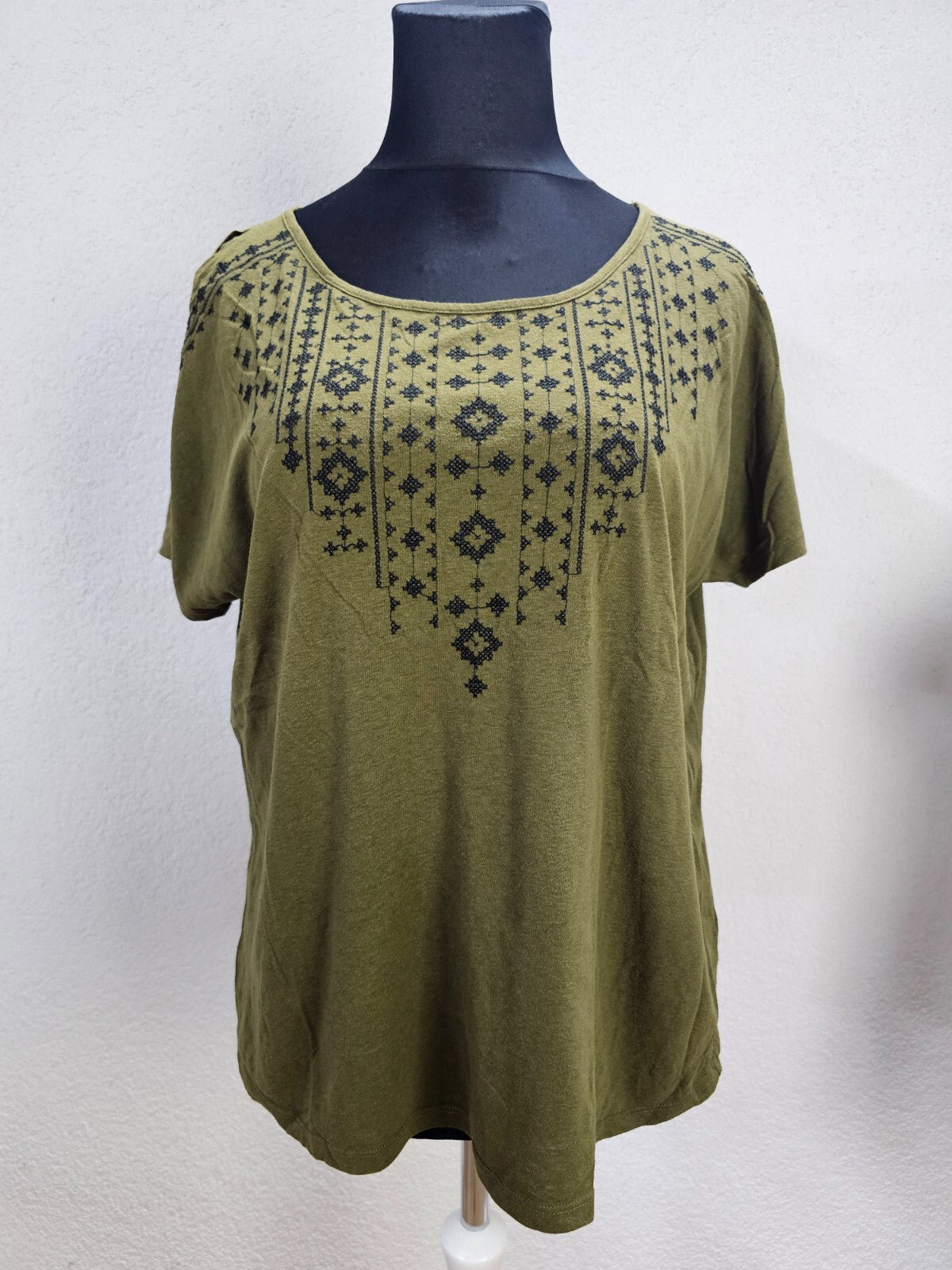 EK2316 Damen T-Shirt von Yessica, grün, Gr.L0