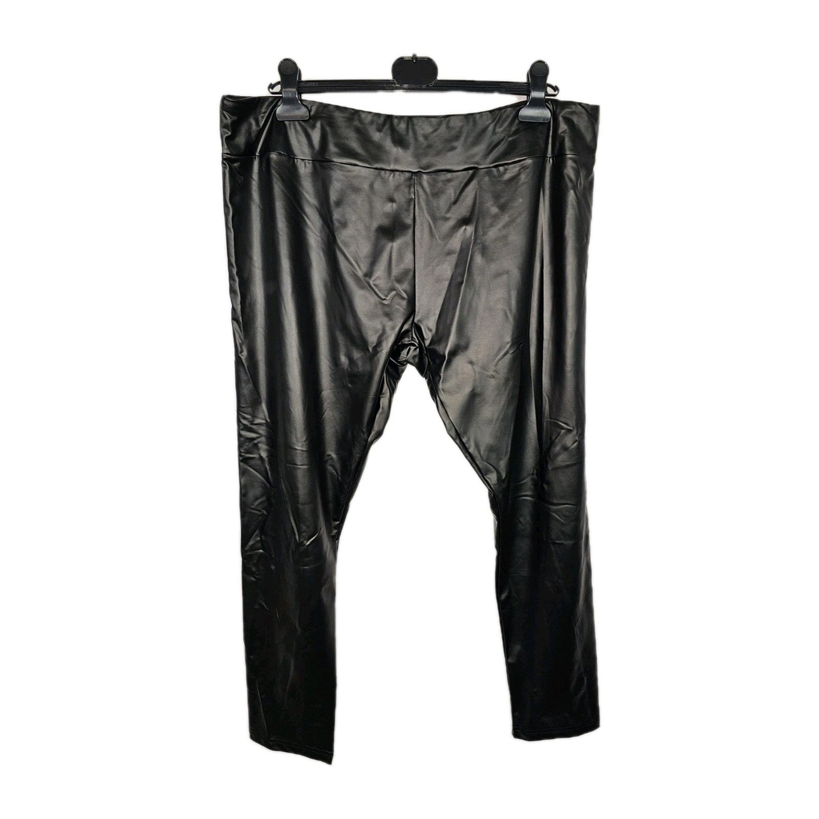 EK10932 Damen Leggins von Woolworth, Kunstleder, schwarz, Gr.XXL4
