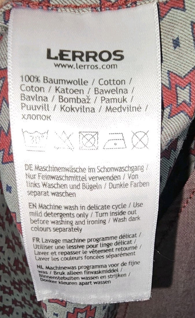 EK8463 Herren Hemd von Lerros, rot, Gr.2XL5