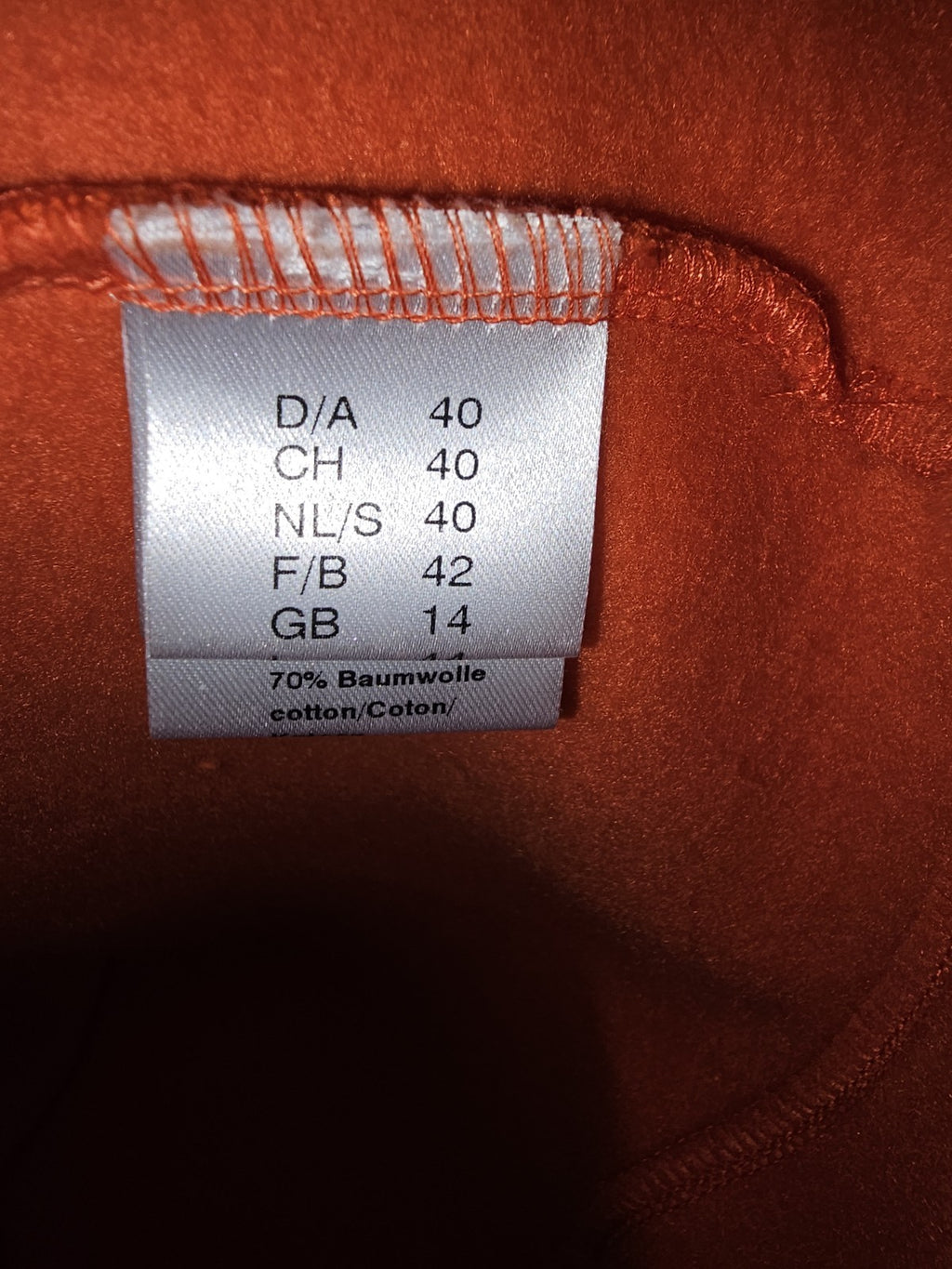 EK7879 Damen Pullover von One Hutschreuther, Orange, Gr. 401