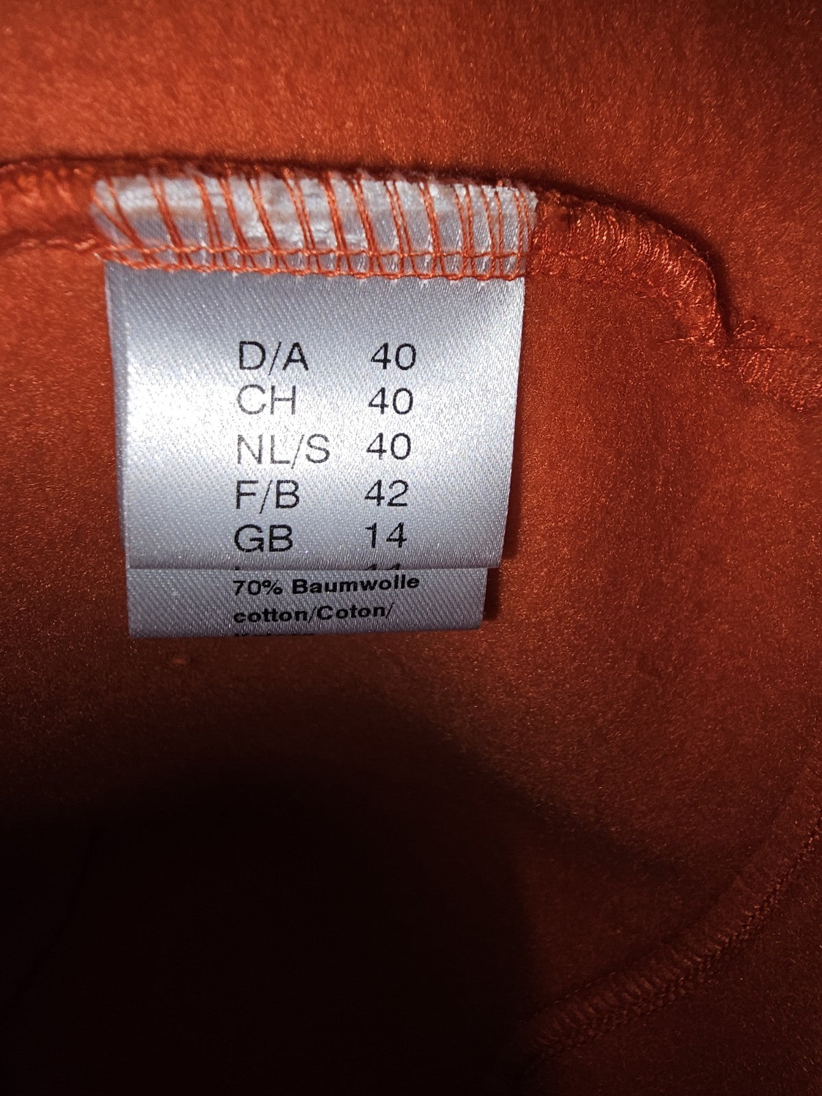EK7879 Damen Pullover von One Hutschreuther, Orange, Gr. 401
