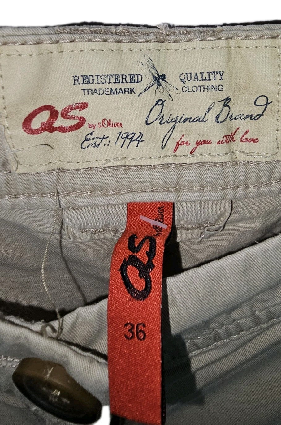 EK11163 Damen Hose von s.Oliver, beige, Gr.361