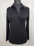 EK5573 Damen Langarmshirt von Alba Moda, schwarz, Gr.400