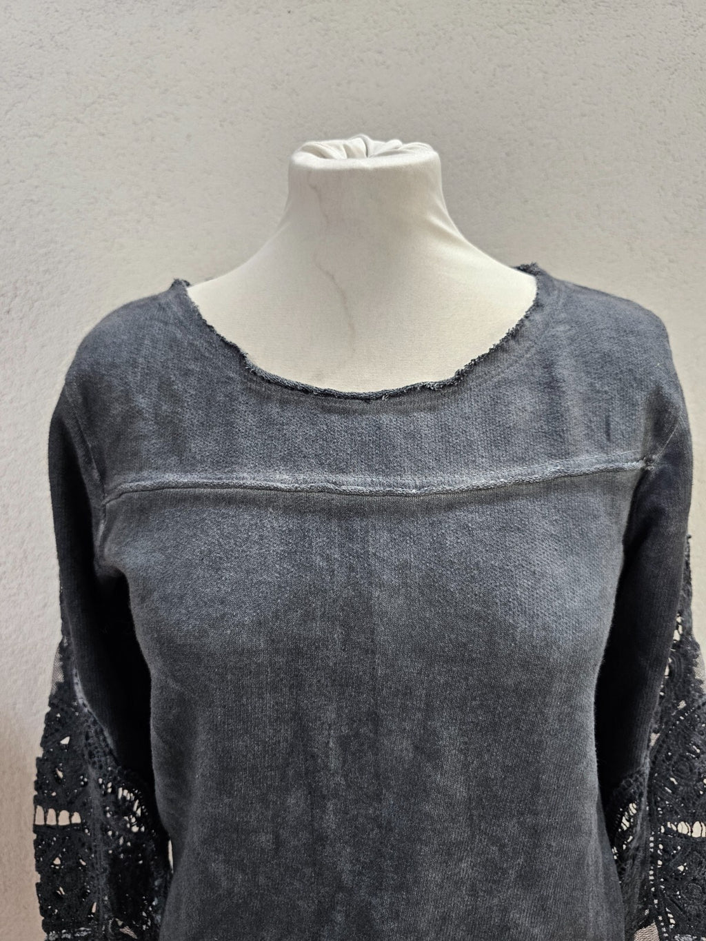 EK1462 Damen Pullover von Object, blau-grau, Gr.S1