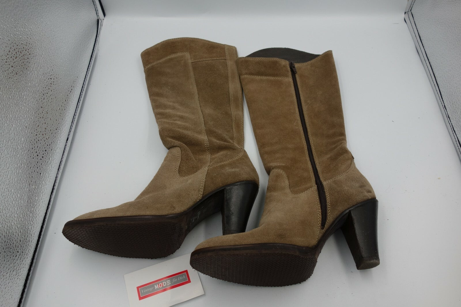 ES0137 Damen Stiefel, beigebraun in 361
