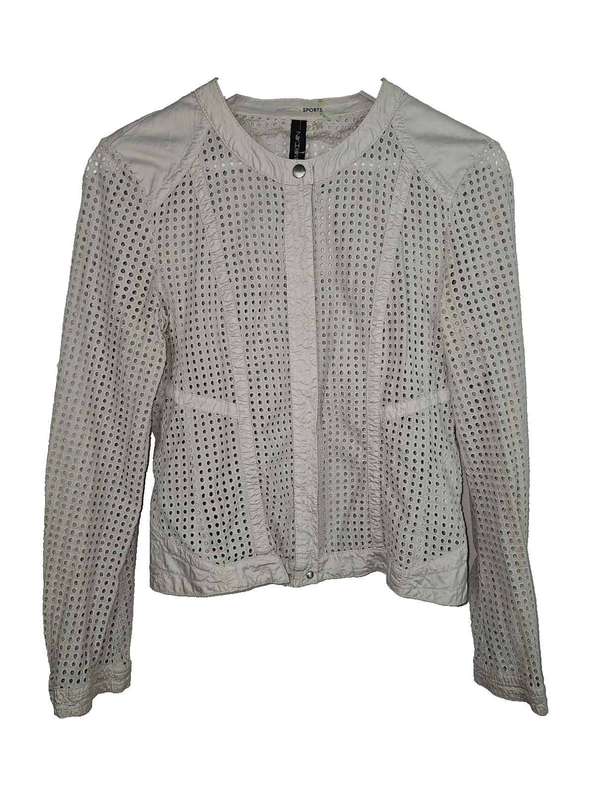 EK7226 Damen Jacke Übergang  von Marc Cain Sports, Grau, Gr. 2 Entspricht Ca. 380