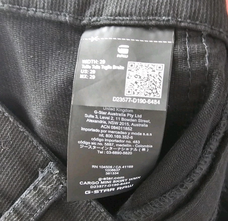 EK9081 Damen Rock von Raw, Schwarz, Gr. 295
