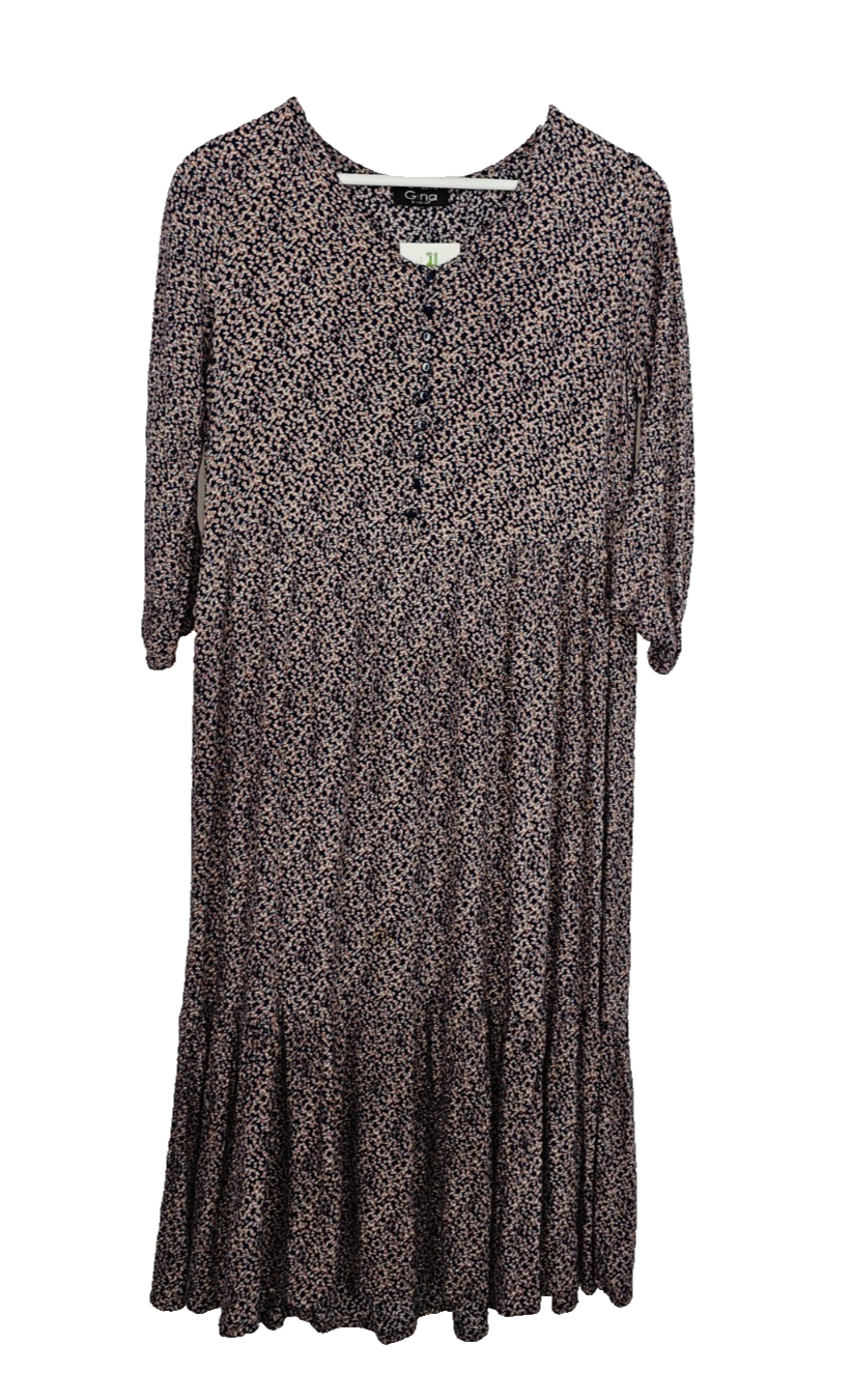 EK7795 Damen Kleid von Gina, Mehrfarbig, Gr.S (34/36)0