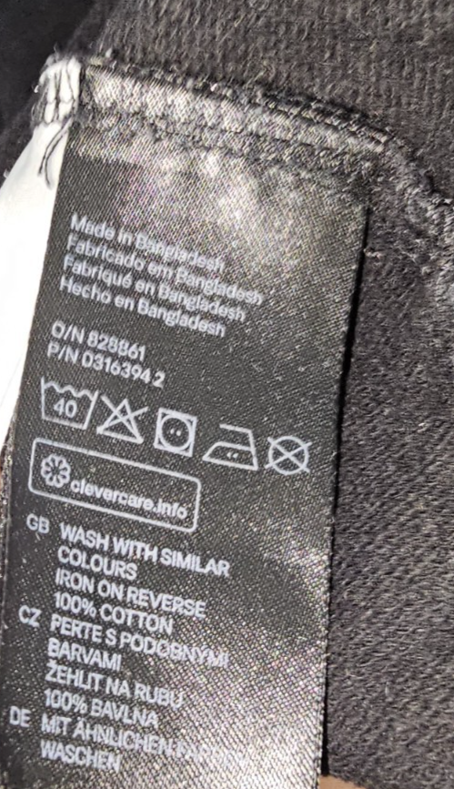 EK8495 Mädchen Kleid von H&M, Schwarz, Gr. 98/1044