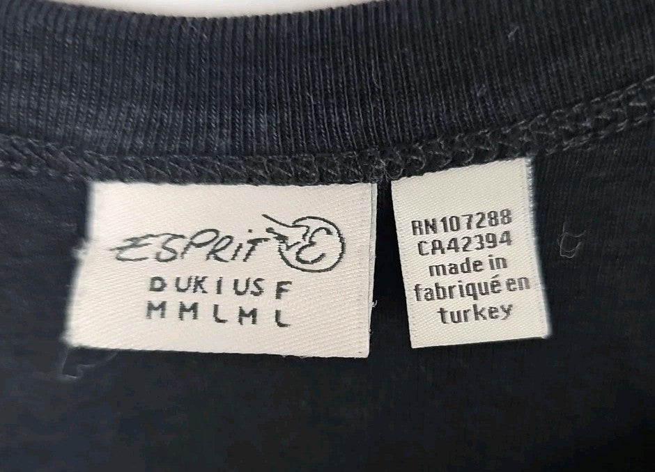 EK10014 Damen T-Shirt Esprit Gr.M Schwarz1