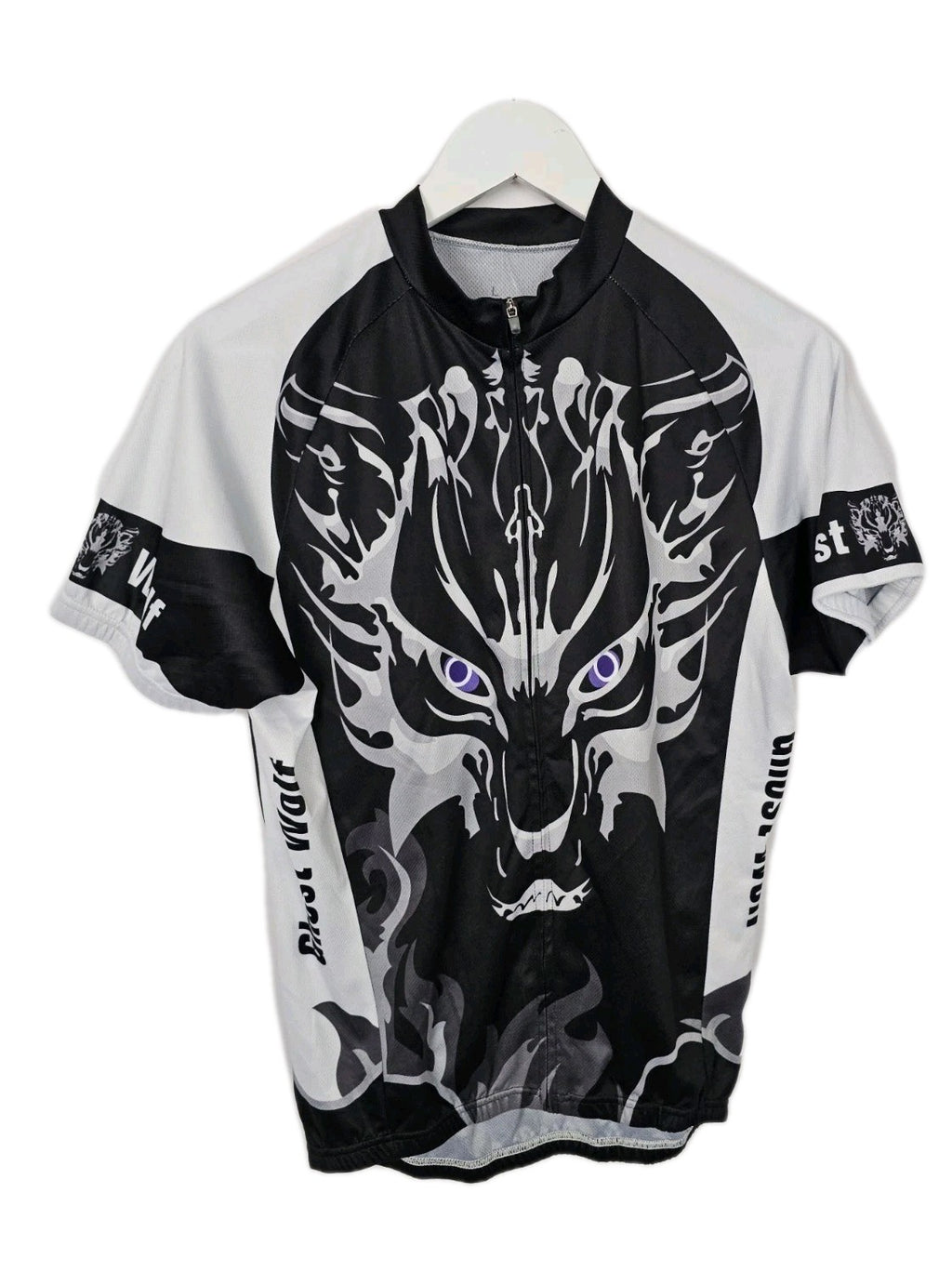 EK1245 Herren Fahrradjacke von Ghost Wolf, Schwarz/Weiß, Gr. L0