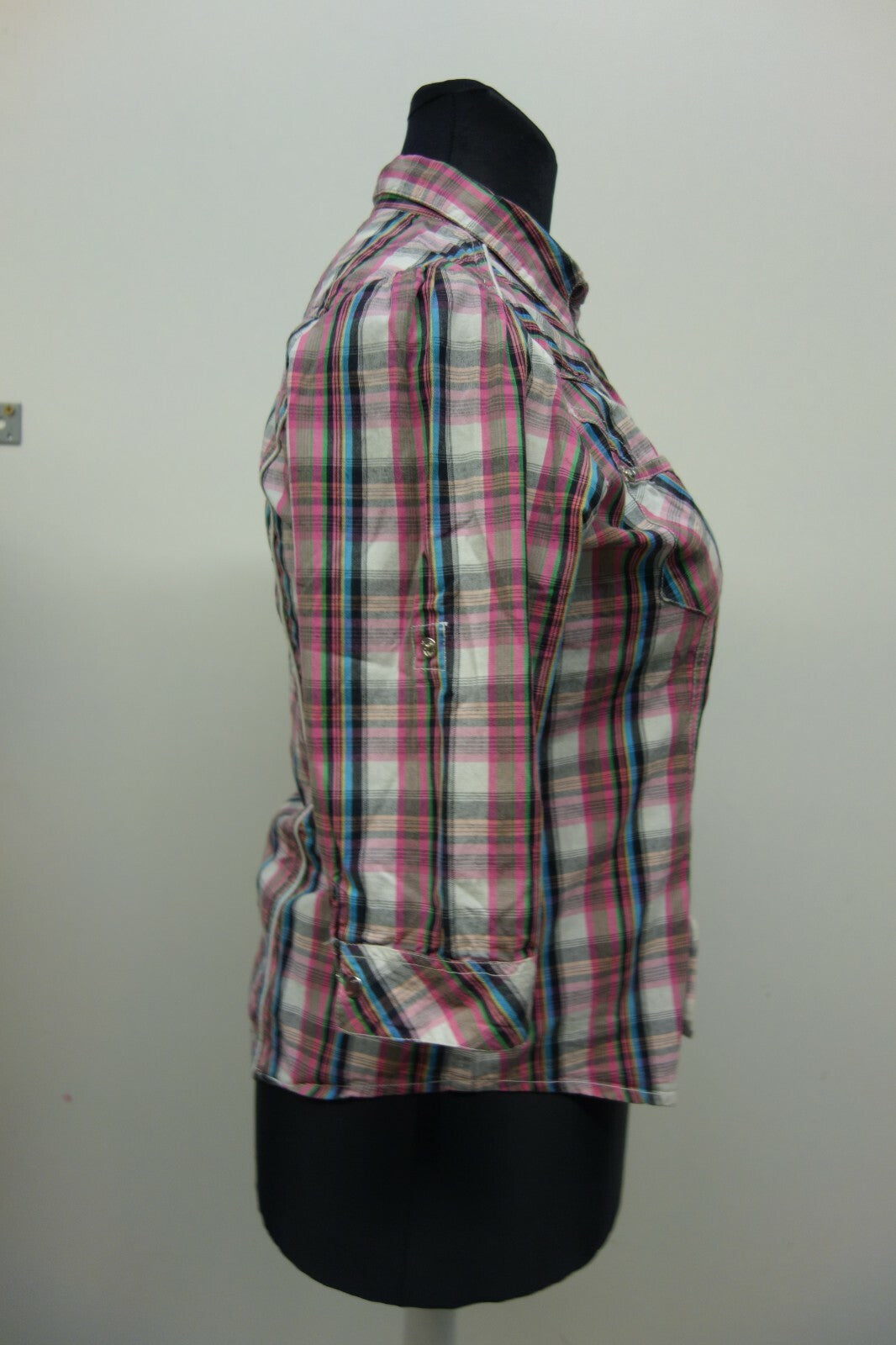 EK0288 Damen Bluse von River Island, kariert, Gr. L 423