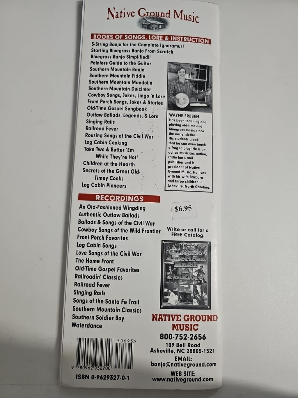 EB1419 Backpocket- Old Time Song Book1
