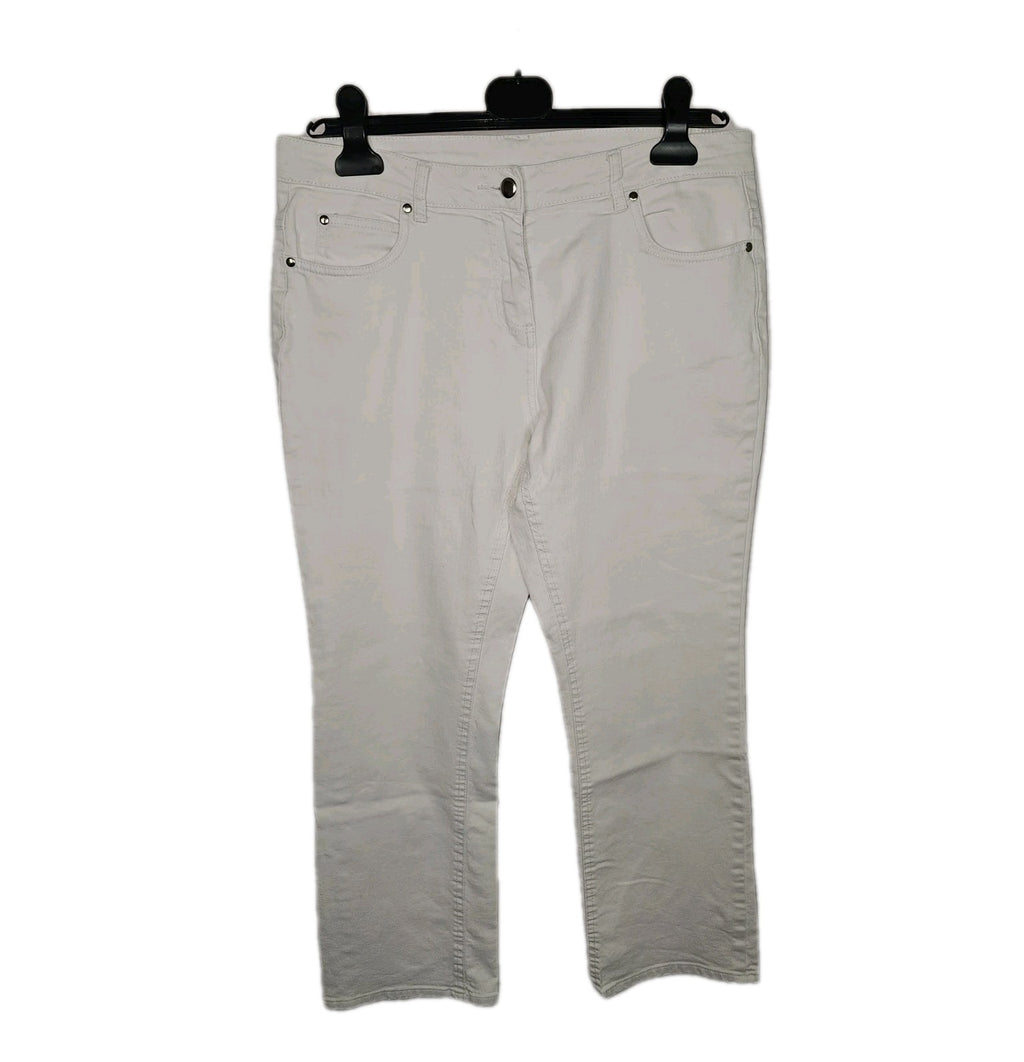 EK9607 Damen Jeans von Lidl, weiß, Gr.420