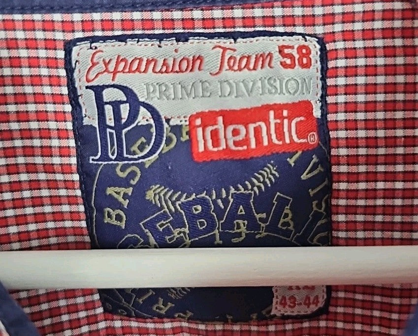 EK9220 Herrenhemd Prime Division Gr.XL Rot Karriert1