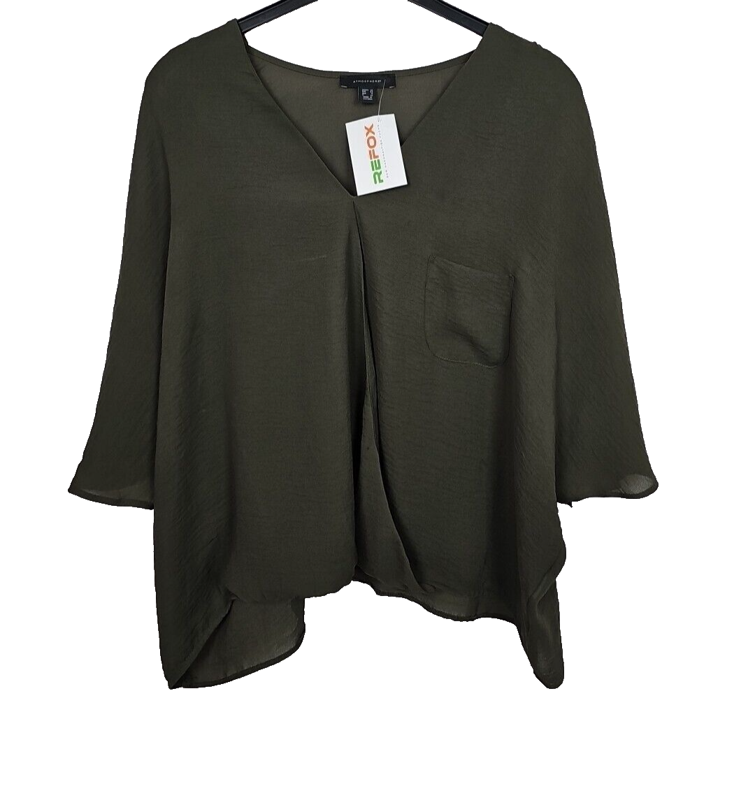 EK344w Damen Bluse von Atmosphere, Olivengrün, Gr.480