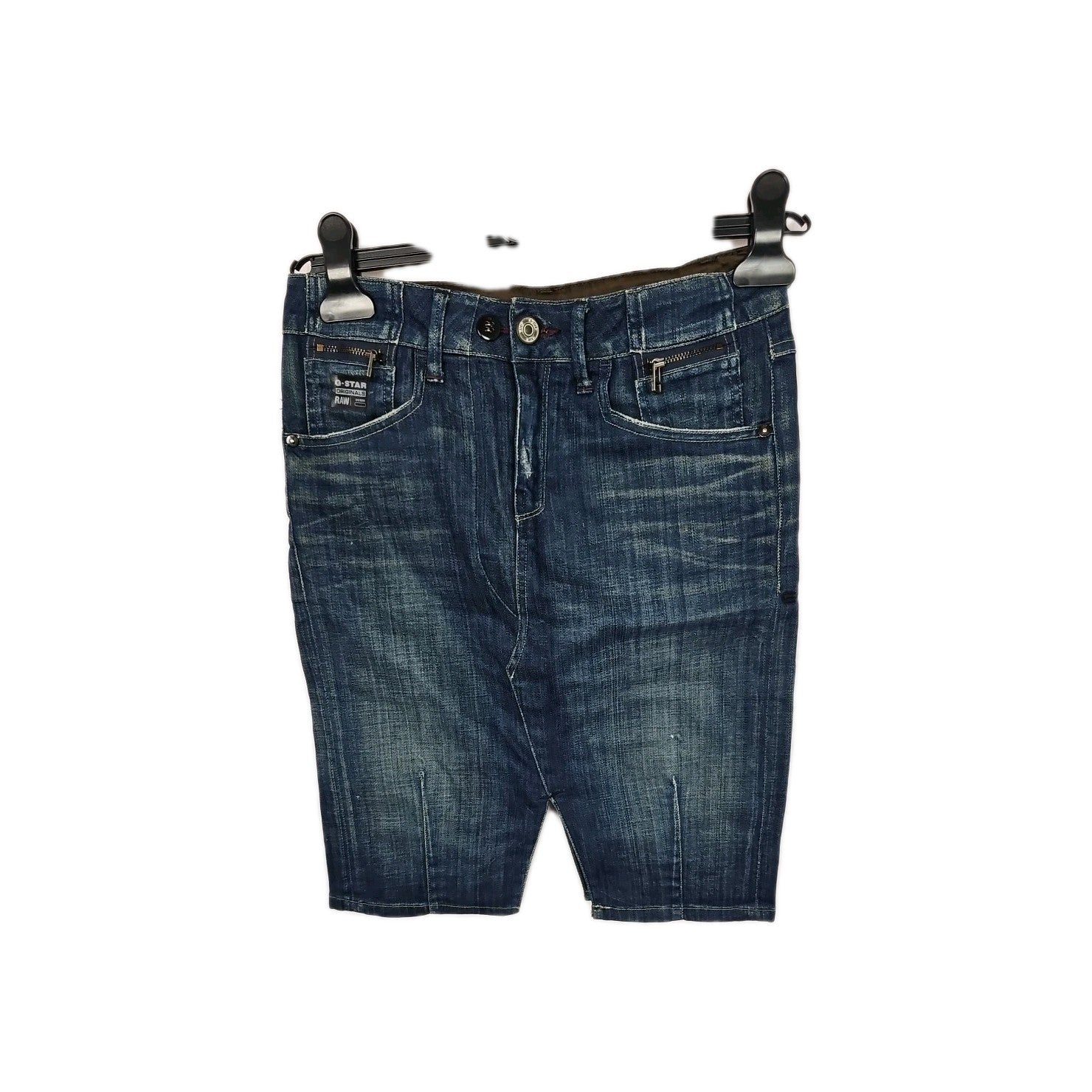 EK734 Damen Hose G-Star Raw Gr.M Blau Taile 37cm Länge 52cm0