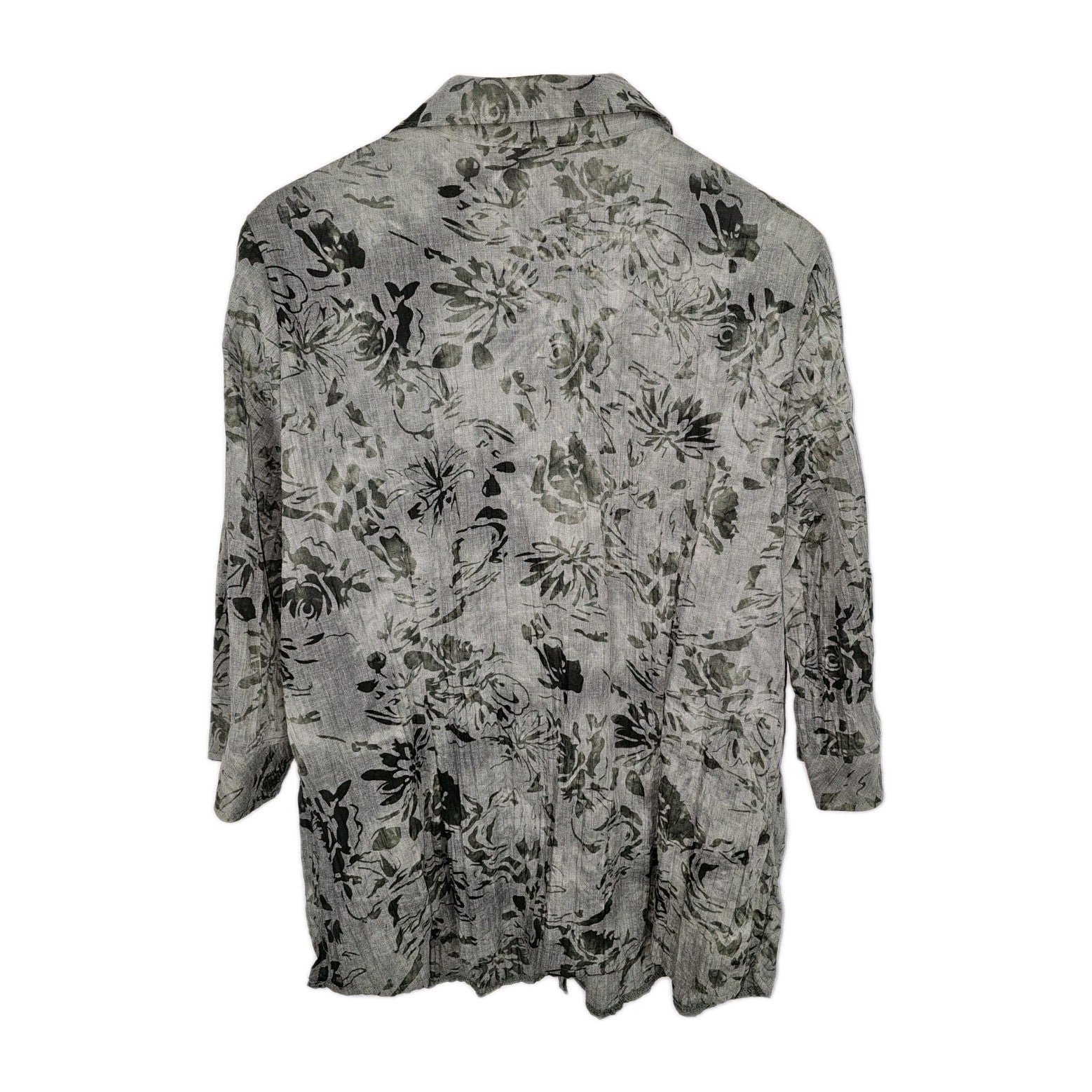 EK10507 Damen Bluse von L.L.Luke, grau, Gr.483