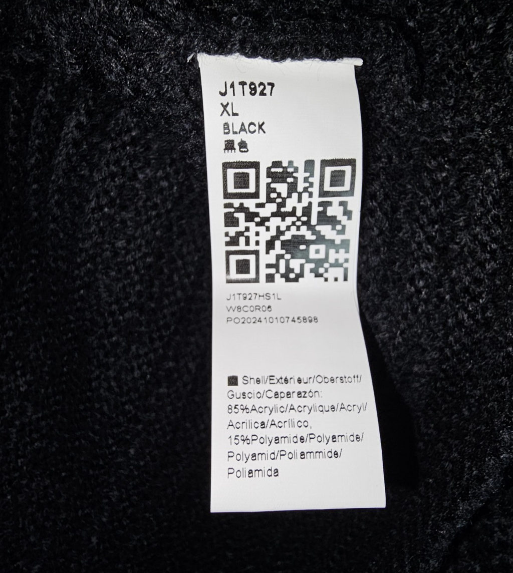 EK1719 Damen Strickjacke, schwarz, Gr.XL4
