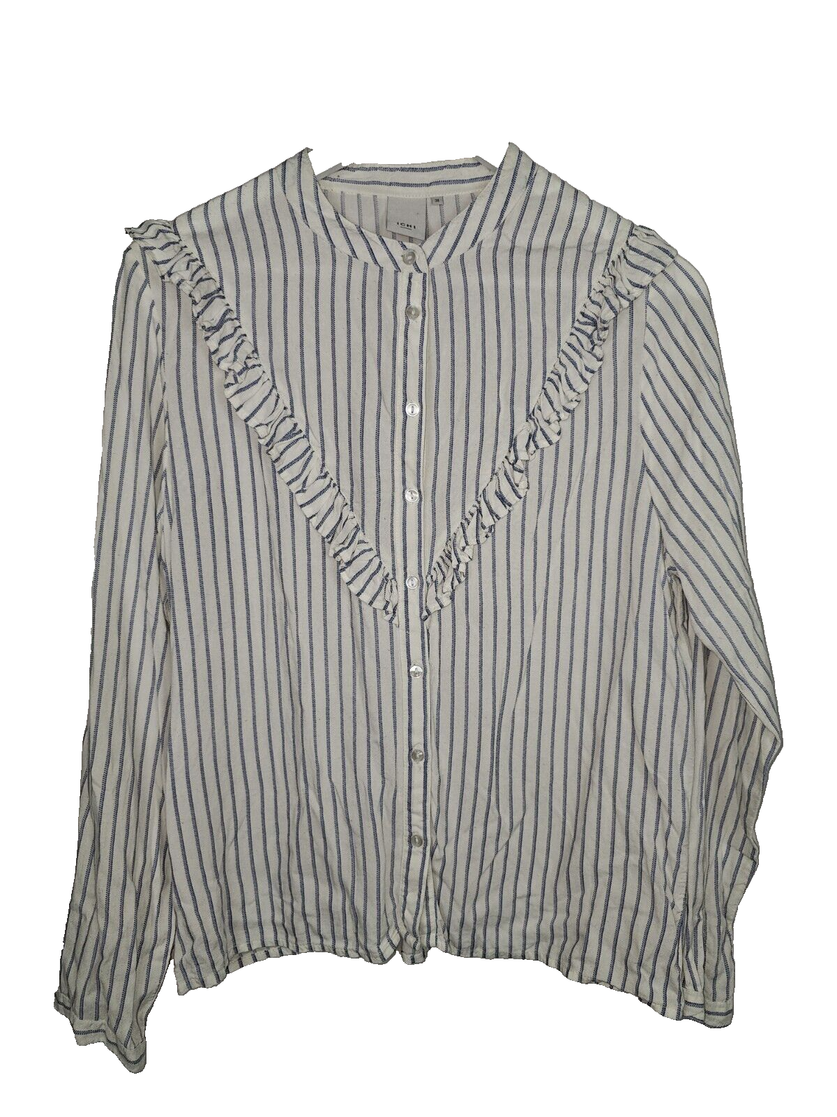 EK3543 Damen Bluse von Ichi, Weiß, Gr.380