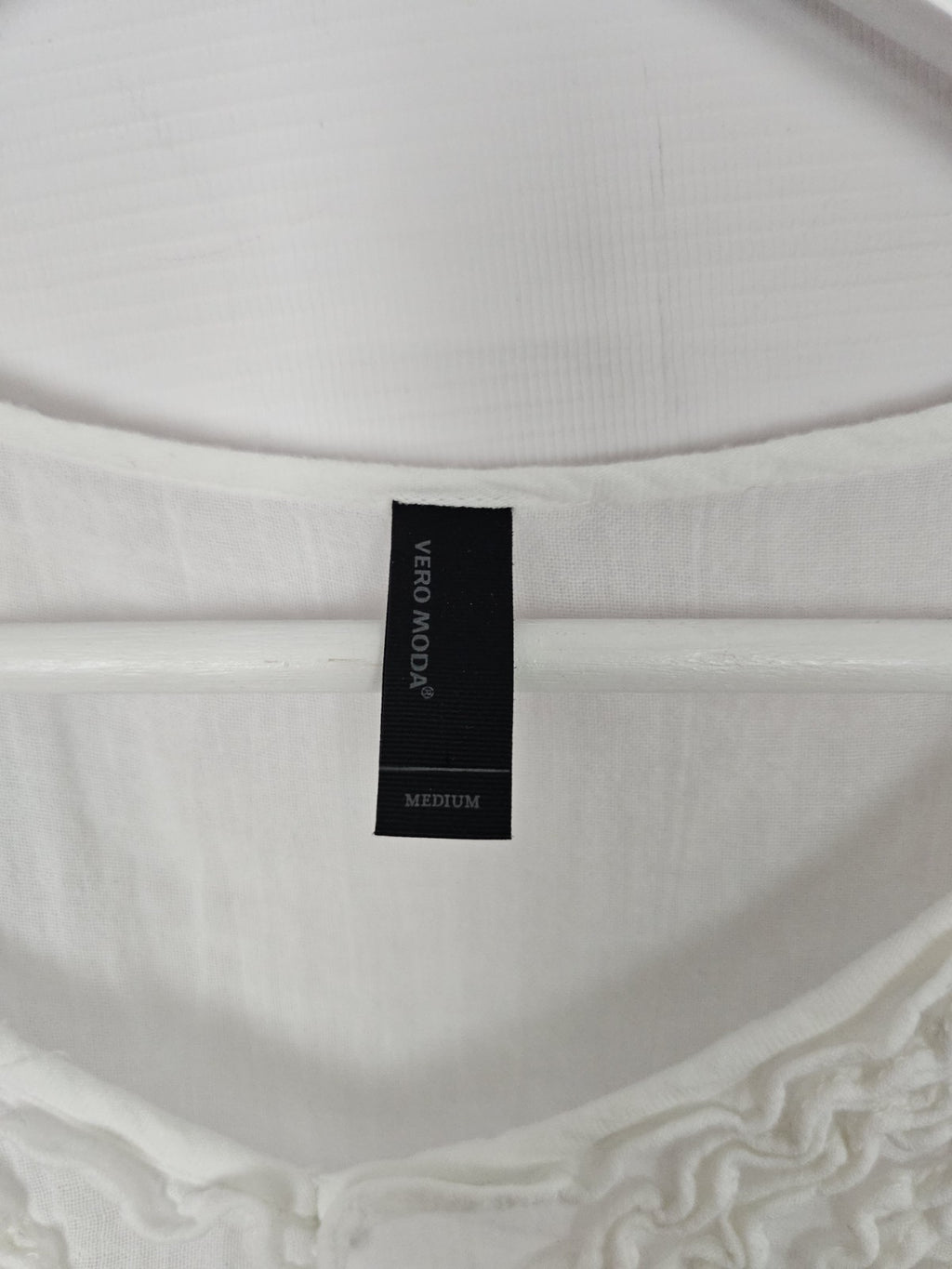 EK9243 Damen Bluse von Vero Moda, Weiß, Gr. M1