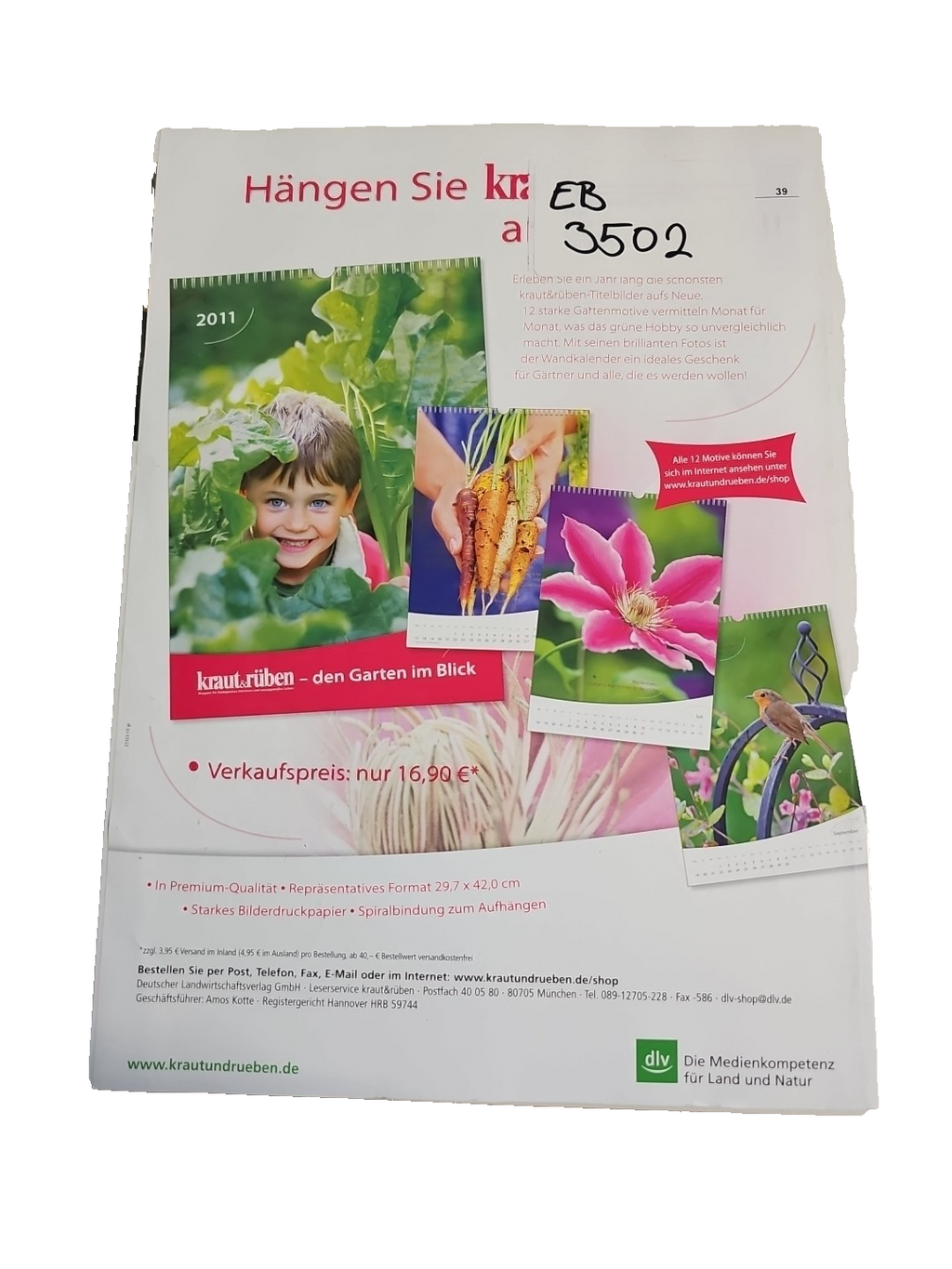 EB3502 Kraut und Rüben, 12/2010, biologisches Gärtnern und naturgemäßes Leben 1