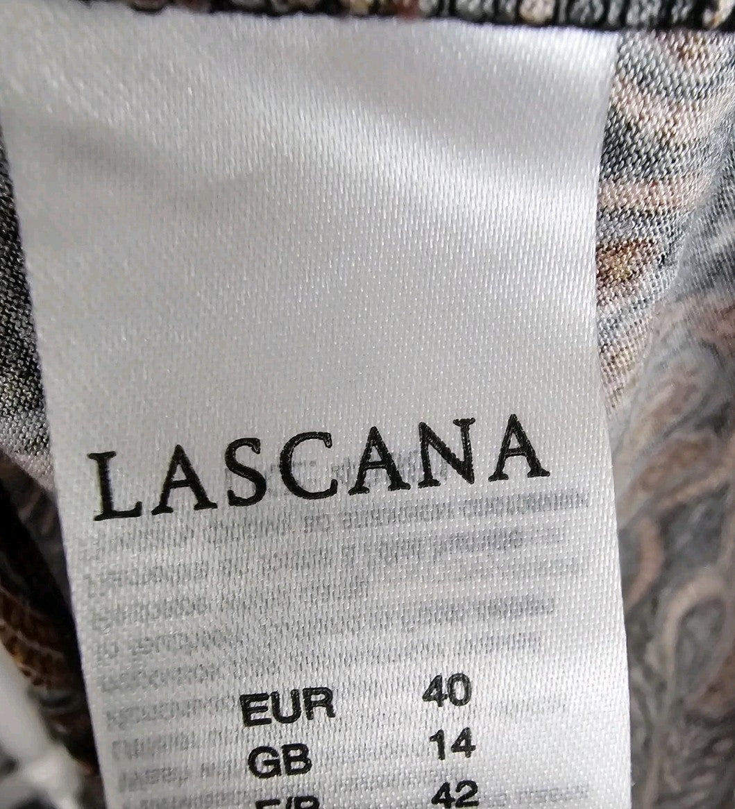 EK9650 Damen Kleid von Lascana, braun-schwarz, Gr.404