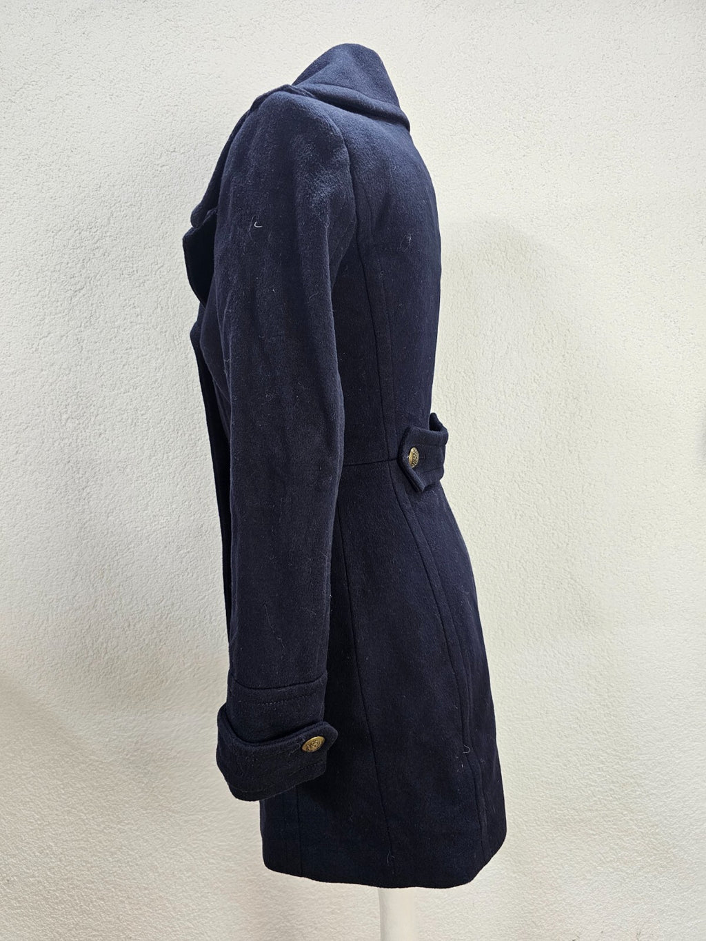 EK4541 Damen Mantel von Zara, dunkelblau, Gr. S3