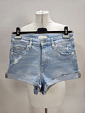 EK6203 Damen Shorts von H&M, blau, Gr. 380